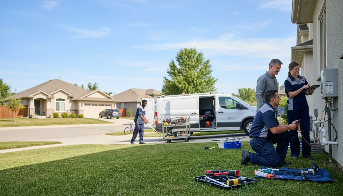 Tankless water heater service in Coolidge, KS